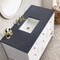 James Martin Vanities Breckenridge 48in Single Vanity, Bright White w/ 3 CM Charcoal Soapstone Top 330-V48-BW-3CSP - alternate 5